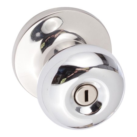 SURE-LOC HARDWARE Sure-Loc Hardware Durango Privacy Knobset, Polished Chrome DU102 26